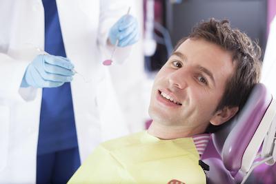 Man at the dentist in bondi junction nsw