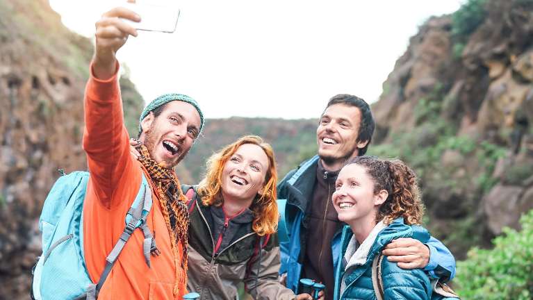 Group of friends smiling | Dentist in Bondi Junction